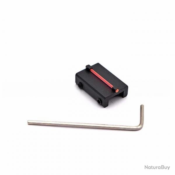 TONI SYSTEM MR81 Vise de Chasse Profil C 1,0mm Rouge & 8,1mm hauteur