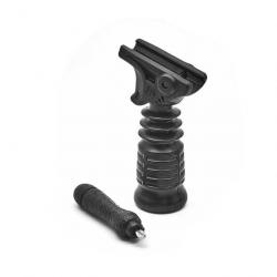 Poignée tactique flexible DPM FTH Grip, NOIR, longueur : courte