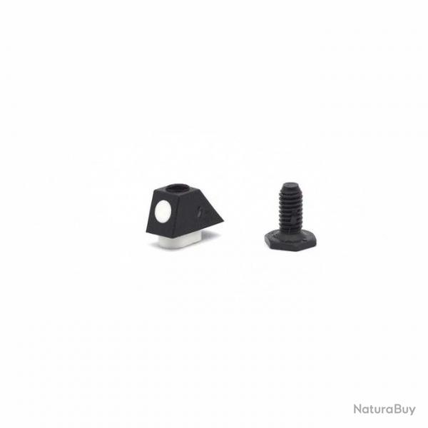 Glock Front Sight Polymre Noir Blanc Dot