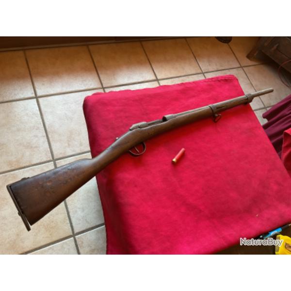 Fusil gras non complet re chambr en 14 mm, pas de prix de rserve