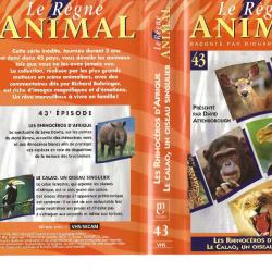 Collection de 48 VHS " LE REGNE ANIMAL "