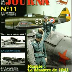 aérojournal 11 ancienne version , légion azul, hs 162 volksjager,sdb chez les kiwis, russie 1941,