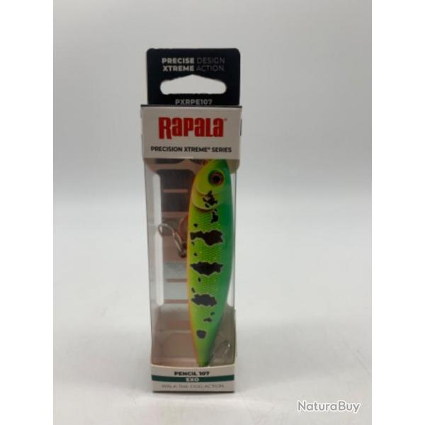 Leurre dur precison Xtreme pencil 107 exo Rapala