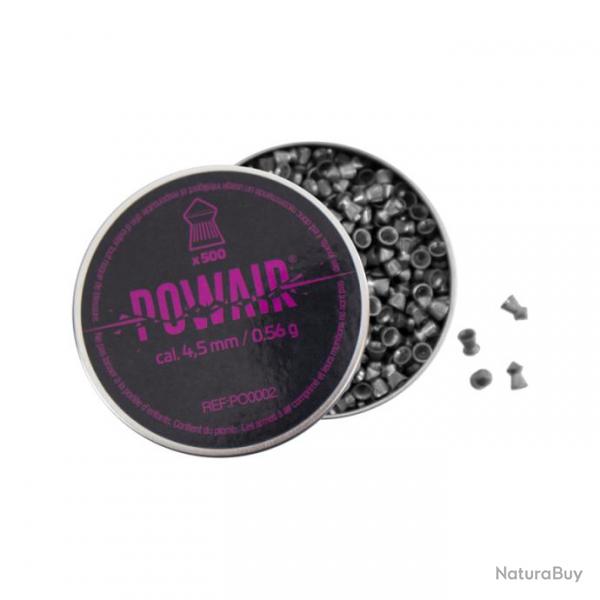 BOITE DE 500 PLOMBS DIABOLO POINTUS POWAIR CAL.4.5 0.56g