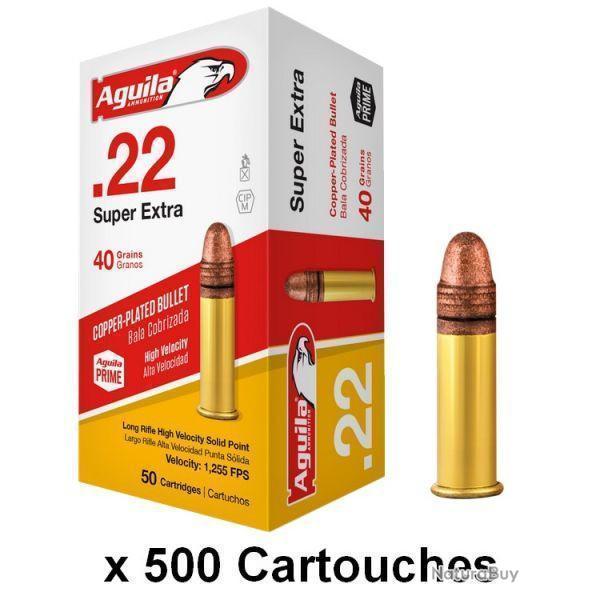 AGUILA 22LR HV SP 40 GR / 500 (10 boites)