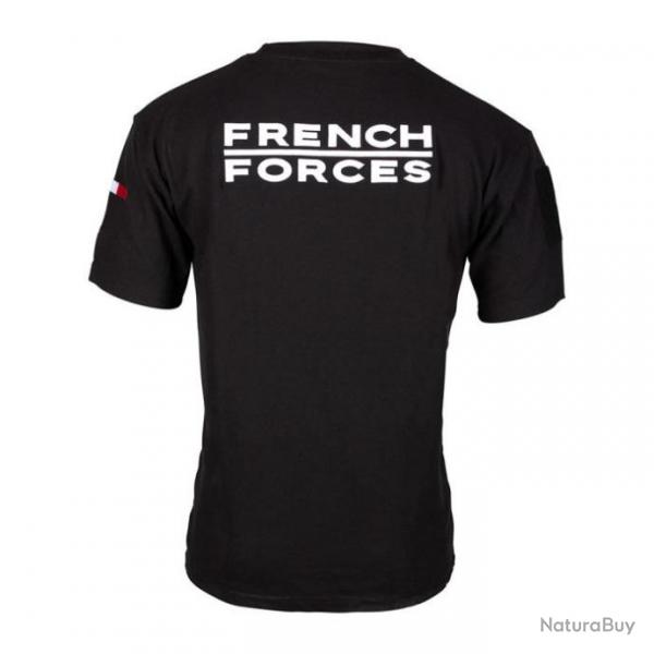 Tee shirt French Forces Noir