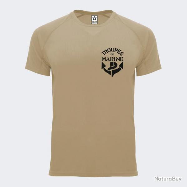 Tee shirt Meru Coeur Dos TDM Beige