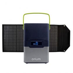 Pack station d'énergie portative Orium IZYWATT 250 avec panneau solaire 40W