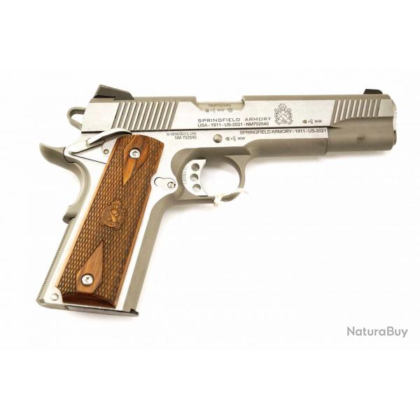Pistolet type 1911 springfield armory loaded calibre 45 acp