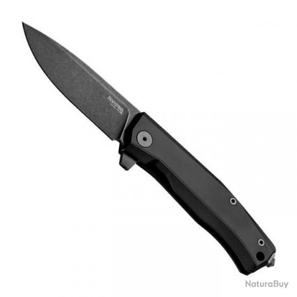 Couteau "Myto" blackwash, Manche aluminium noir [Lionsteel]