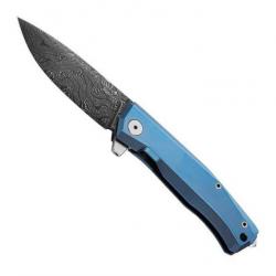 Couteau "Myto" damas / titanium, Couleur bleu [Lionsteel]