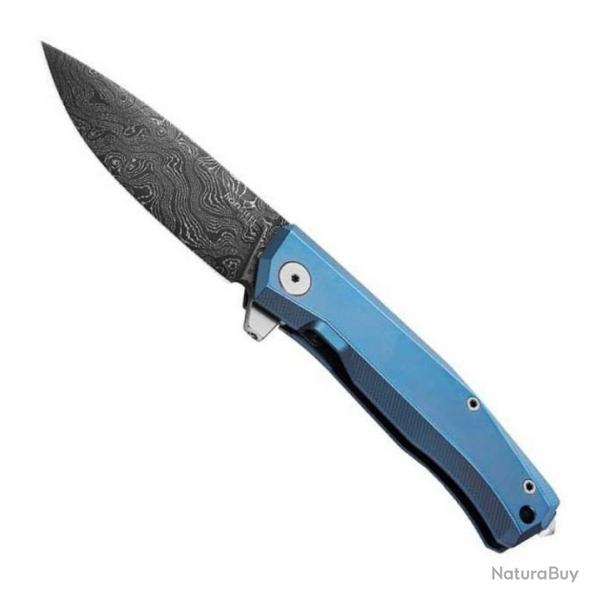 Couteau "Myto" damas / titanium, Couleur bleu [Lionsteel]