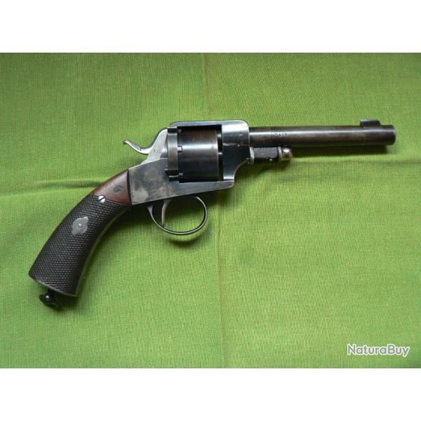 Trs beau revolver rglementaire Sudois, modle 1871,calibre 11mm.A.Francote.