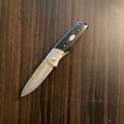 VEND COUTEAU PLIANT FALLKNIVEN PLX BLACK MICARTA