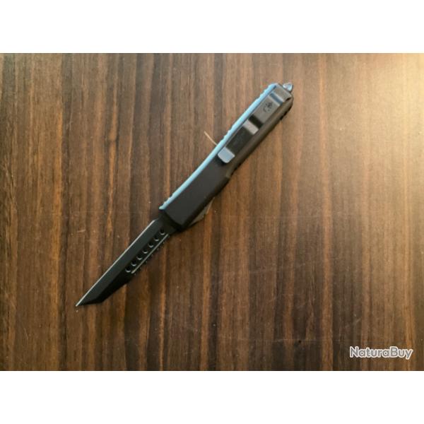 VEND COUTEAU  OUVERTURE AUTO FRONTALE MICROTECH UT WARHOUND BLACK MARFIONE