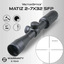 Vector Optics Matiz SFP  2-7x32 Lunette de Chasse