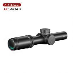 T-Eagle Lunette De Visée AR 1-6X24 IR  pour Chasse