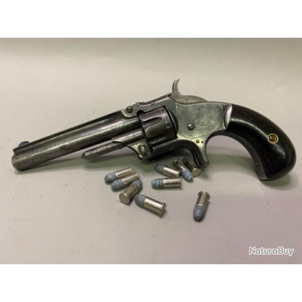 Beau Revolver Smith & Wesson - Cal. 22 Short - 1855  1 sans prix de rserve !