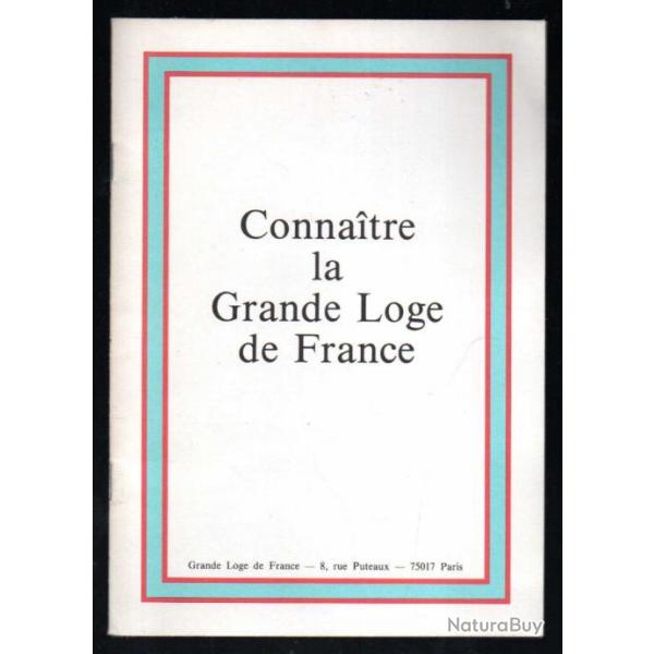 connaitre la grande loge de france plaquette