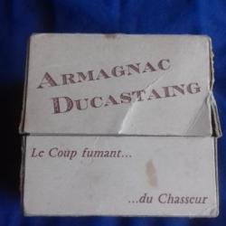 BOUTEILLE ARMAGNAC EN FORME DE CARTOUCHE DE CHASSE