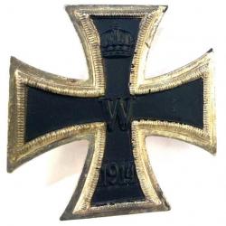 Insigne Croix de Fer Allemande 1ère Classe 1914 : ( Reproduction ) 1ère Guerre Mondiale