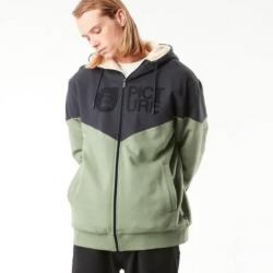 BASEMENT PLUSH ZIP HOODIE Vert