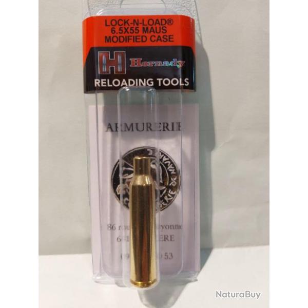 Douille modifie LNL 6.5X55 B65X55, HORNADY