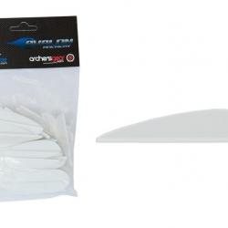 Lot de 100 plumes Avalon Tyro 2 pouces Blanc