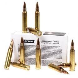 Déstockage Cat. B - Munition Norma Tactical FMJ 3.6g 55gr - Cal. 223 Rem x2 boites