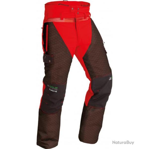 PANTALON PFANNER STRETCH AIR HUNTING ROUGE STANDARD 80 CM