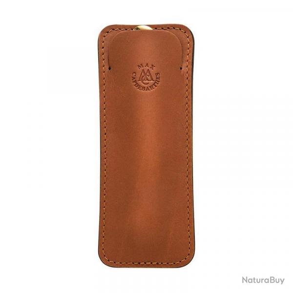 Pochette cuir prou "Visite" 10/11 cm [Max Capdebarthes]