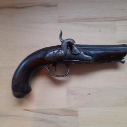 Pistolet de voyage XVIIème XIXème siècle