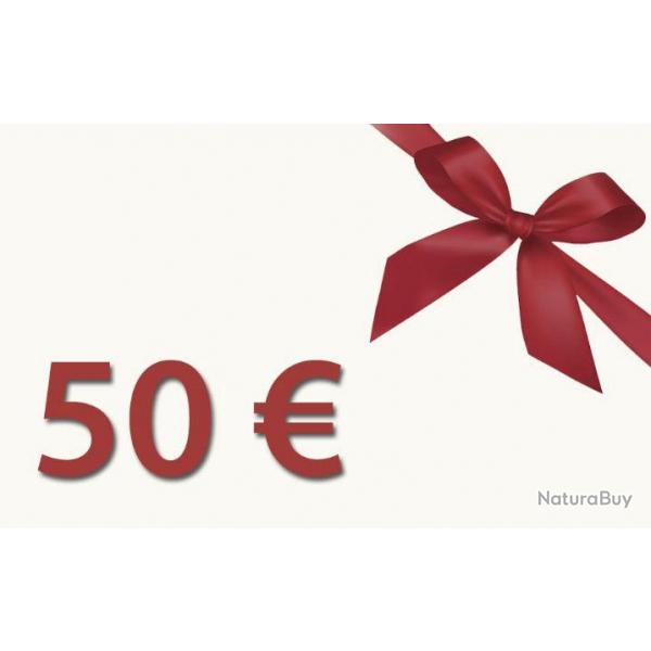 Chque Cadeau 50 euros