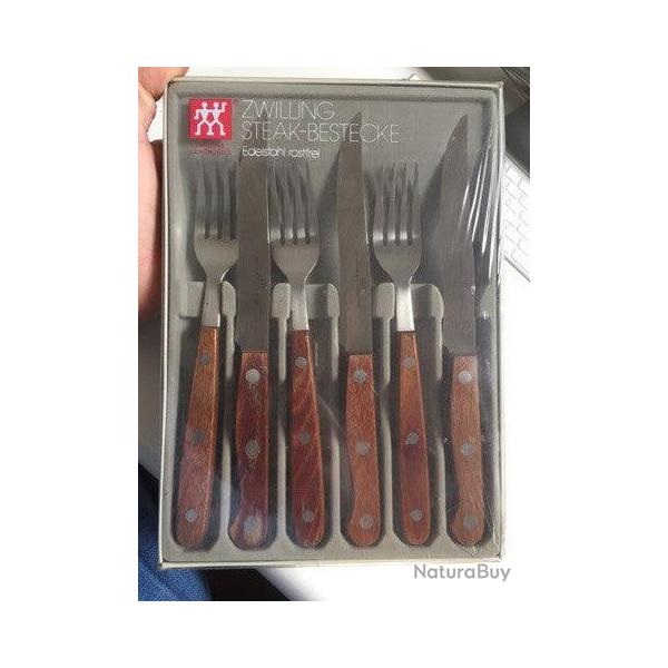 Henkels Set 3 couteaux  steak , fourchettes Neuf avec emballage dfraichit 73912000