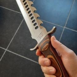 Herbertz Grand couteau de chasse Bowie