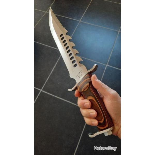 Herbertz Grand couteau de chasse Bowie