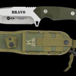 K25 32260 Bravo Couteau tactique, survie , bushcraft , militaire