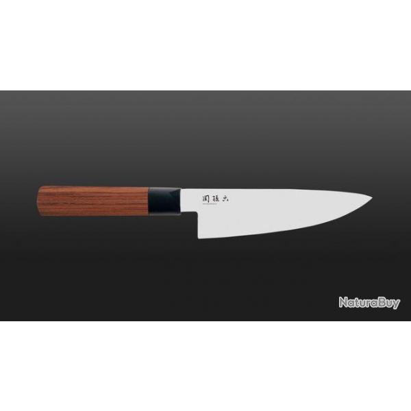 Kai MGR0150C Seki Magoroku Redwood Couteau de chef lame de 15 cm