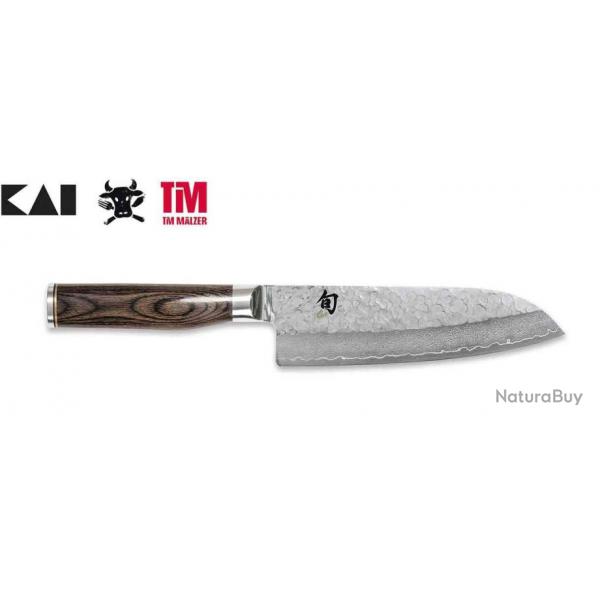 Kai TDM-1702 Santoku Japonais Shun Premier Tim Malzer Lame Damas de 18 cm