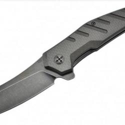 Maxknives MK132-CF Lame acier D2 manche fibre de carbone