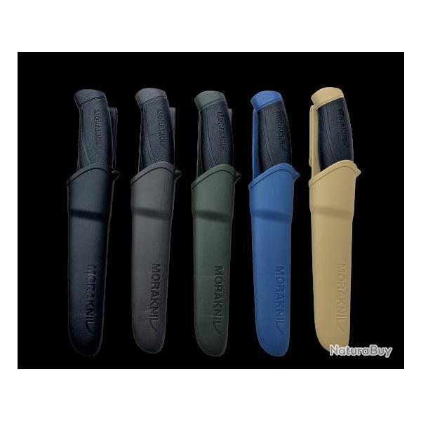 Morakniv Pack Companion Inox Vert , Anthracite , Noir , Desert et Neavy blue