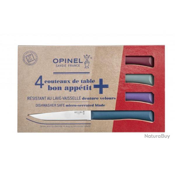 Opinel Coffret 4 couteaux de table Bon Apptit Glam