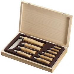 Opinel Coffret Vitrine La Collection 10 Couteaux Inox du n°02 au n°12