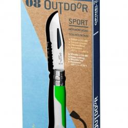 Opinel N°08 Outdoor Fluo Vert