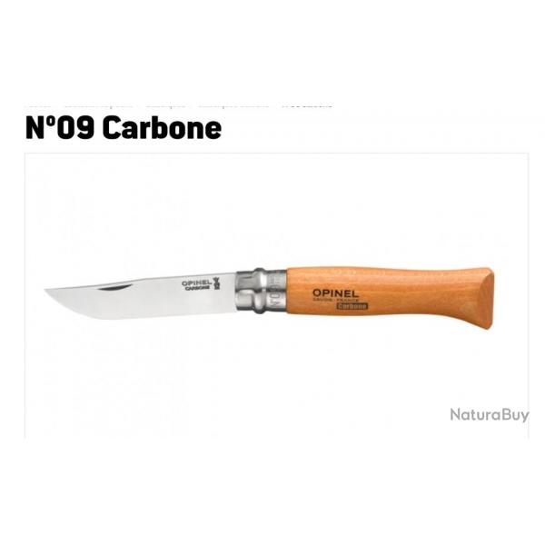 Opinel N09 Carbone