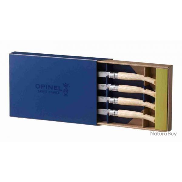 Opinel Set 4 Couteaux Table Chic bois de frne