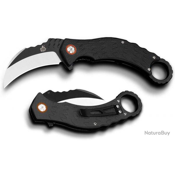 QSP QS120B Karambit G10 , Acier D2