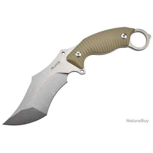 Ruike F181-W Couteau Karambit acier 14C28N manche G10