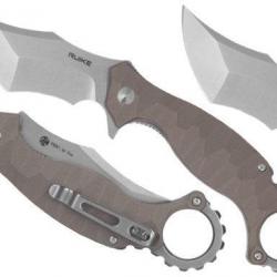 Ruike P881-W Karambit lame acier 14C28N manche G10