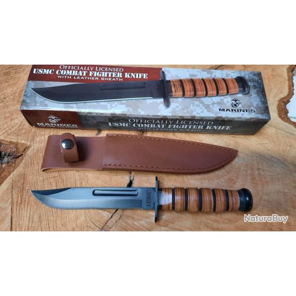 United Cutlery UC3092 USMC Marines Combat Fighting Bowie, rplique Ka-Bar